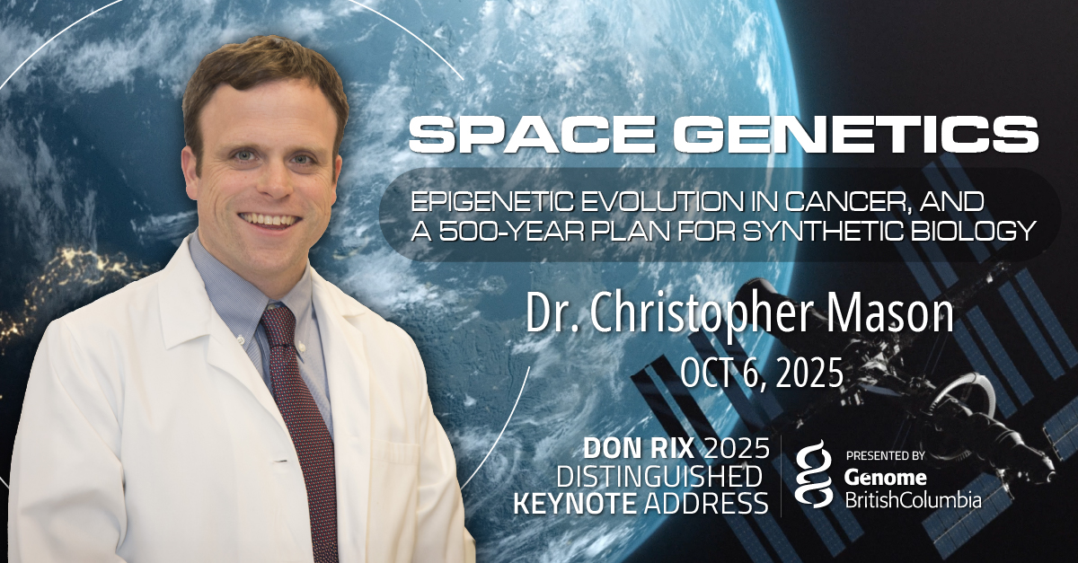 Space genetics event cover
