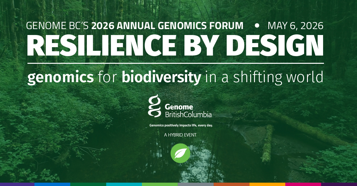 Genome BC's Annual Genomics Forum Banner